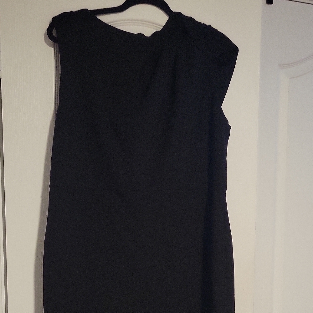Eloquii Black Asymmetrical Dress